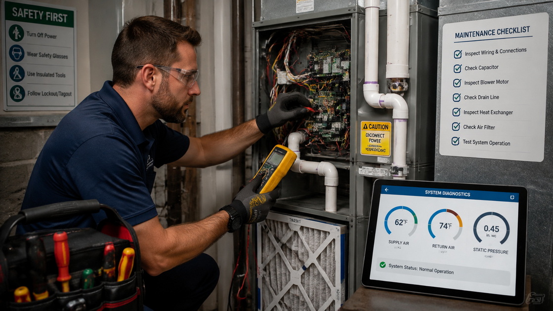 2Professional HVAC System Inspection 2Professional HVAC System Inspection