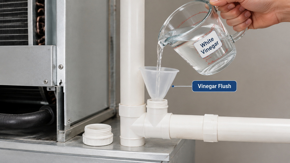4Vinegar Drain Line Maintenance 4Vinegar Drain Line Maintenance