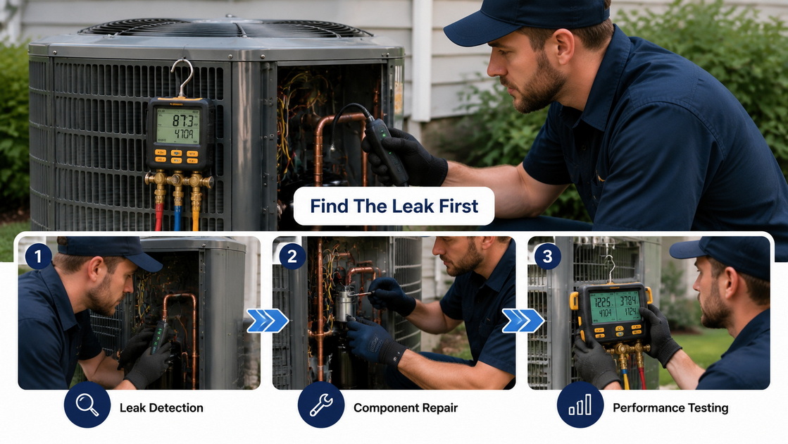 3Refrigerant Leak Repair Process 3Refrigerant Leak Repair Process