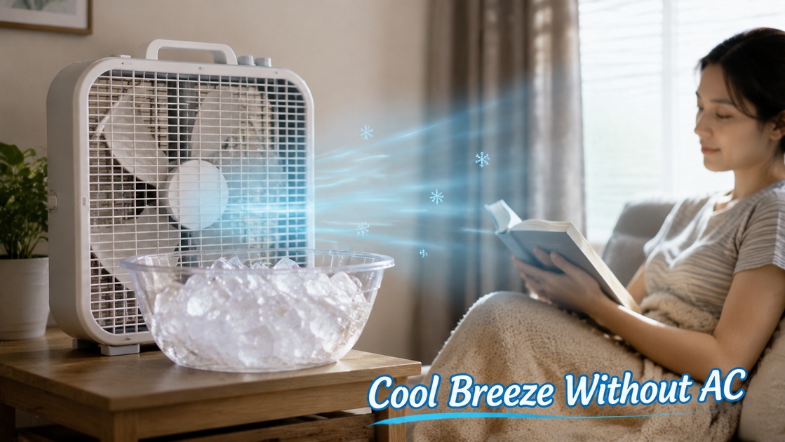 2DIY Fan And Ice Cooling Trick 2DIY Fan And Ice Cooling Trick