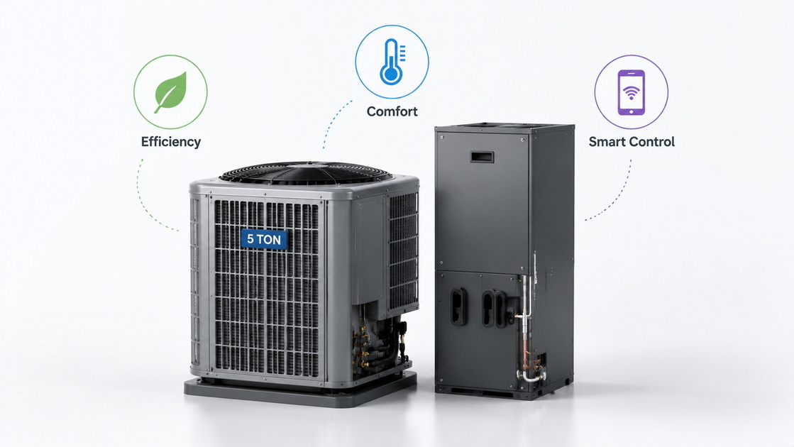 3High Efficiency 5 Ton AC Features 3High Efficiency 5 Ton AC Features