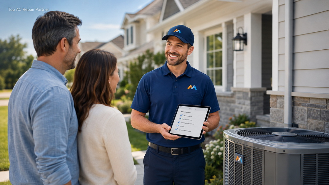 1Reliable AC Repair Partner 1Socio confiable de reparación de aire acondicionado