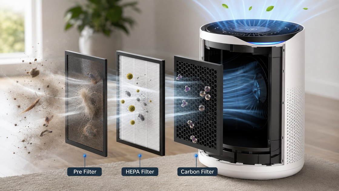 2How A HEPA Air Purifier Works 2How A HEPA Air Purifier Works