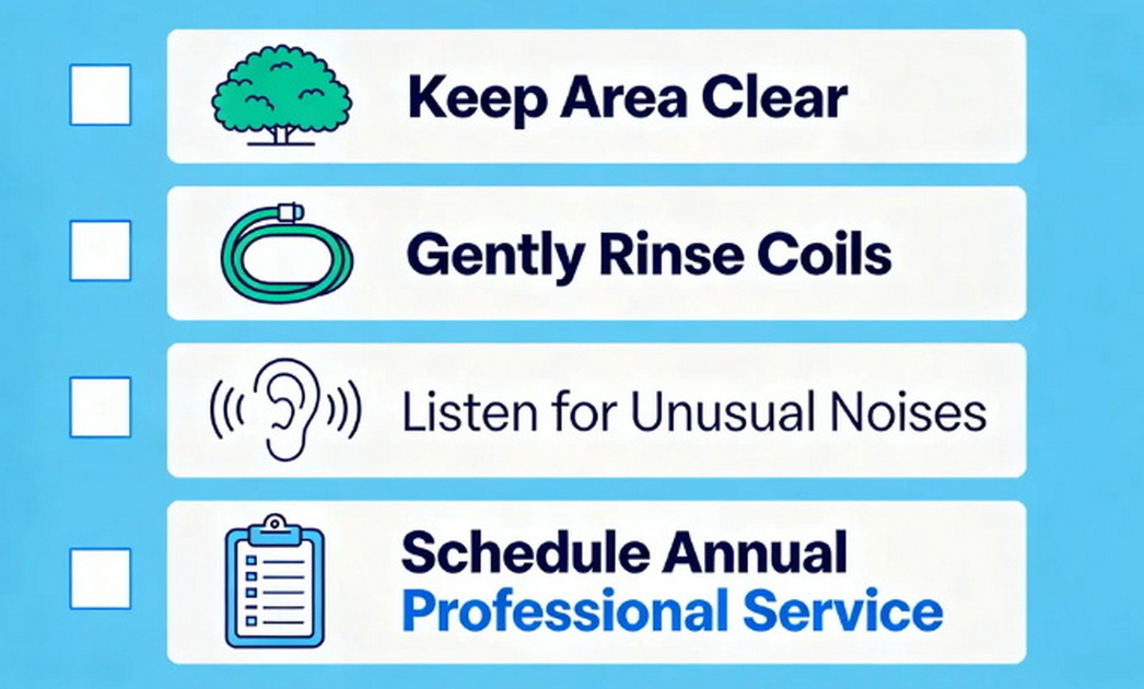 Homeowner Condenser Maintenance Checklist Homeowner Condenser Maintenance Checklist