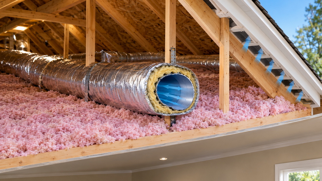 1Attic Duct Insulation Overview 1Attic Duct Insulation Overview