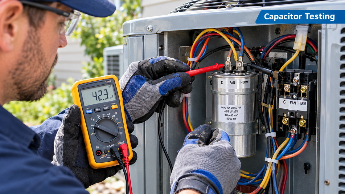 3Air Conditioner Capacitor Testing 3Air Conditioner Capacitor Testing