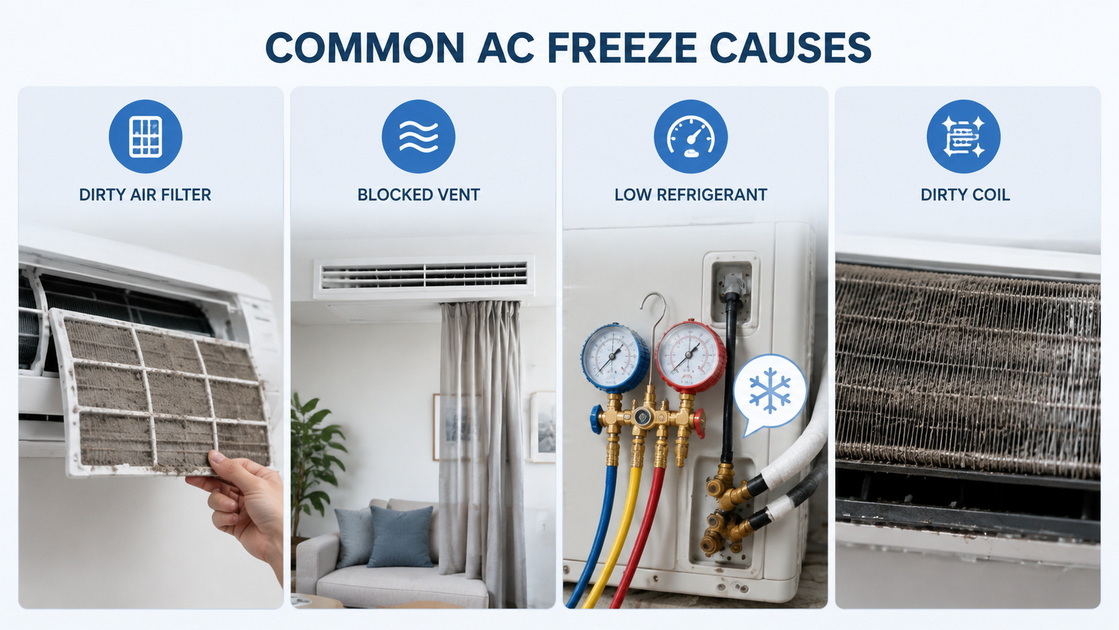 3Common Freeze Causes 3Common Freeze Causes