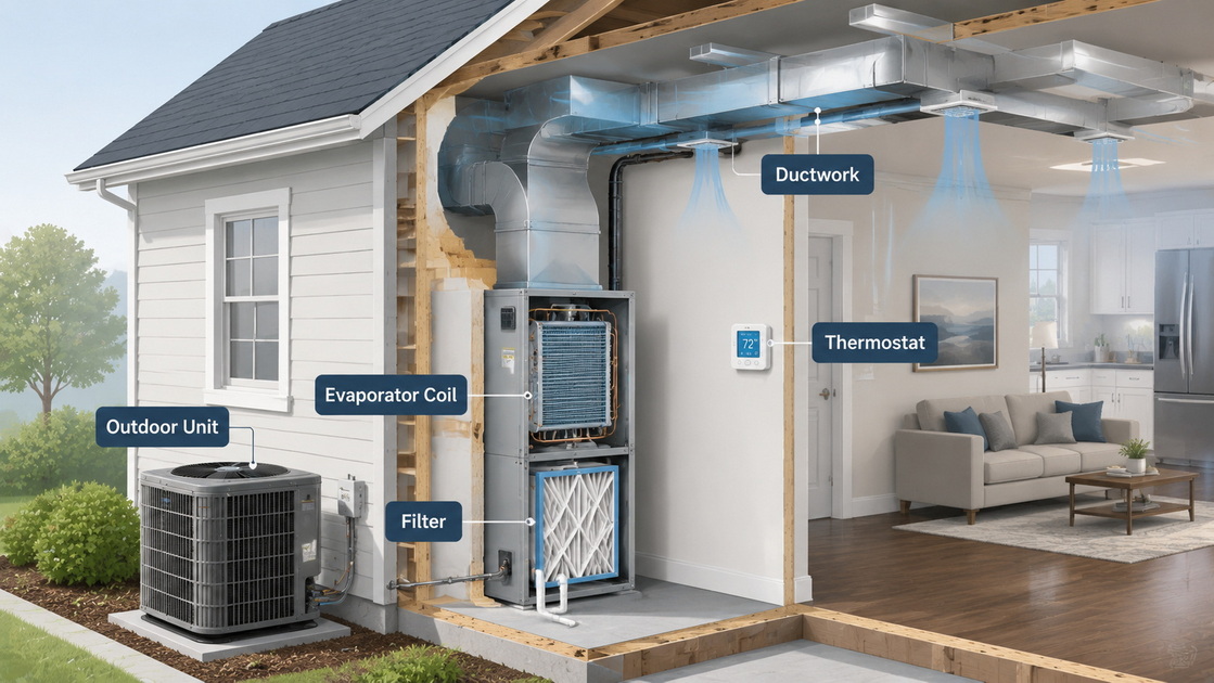 2Central HVAC System Diagram 2Central HVAC System Diagram