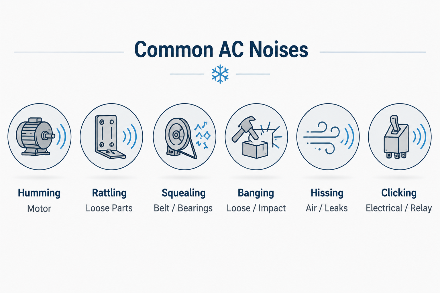 2AC Noise Types Quick Guide 2ACノイズの種類クイックガイド