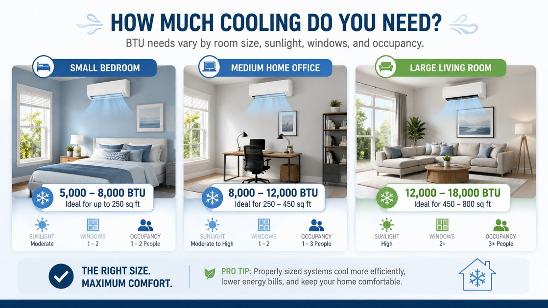 2Room Air Conditioner Size Guide 2Room Air Conditioner Size Guide