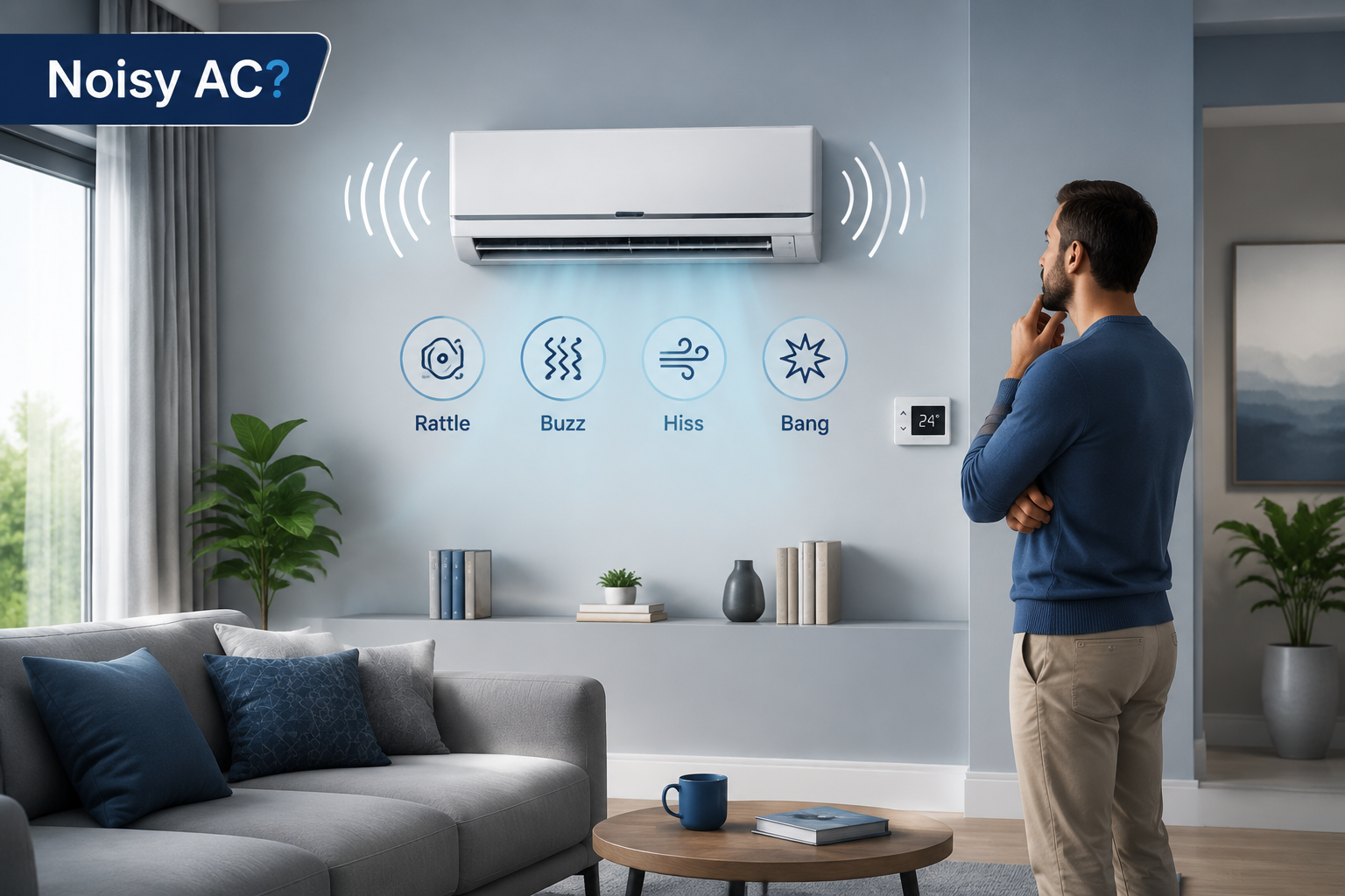 1Noisy AC Homeowner Overview 1エアコンのうるさい住宅所有者の概要
