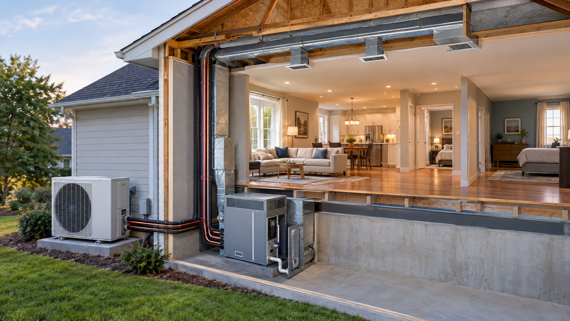 1Concealed Ducted Heat Pump System 1Concealed Ducted Heat Pump System