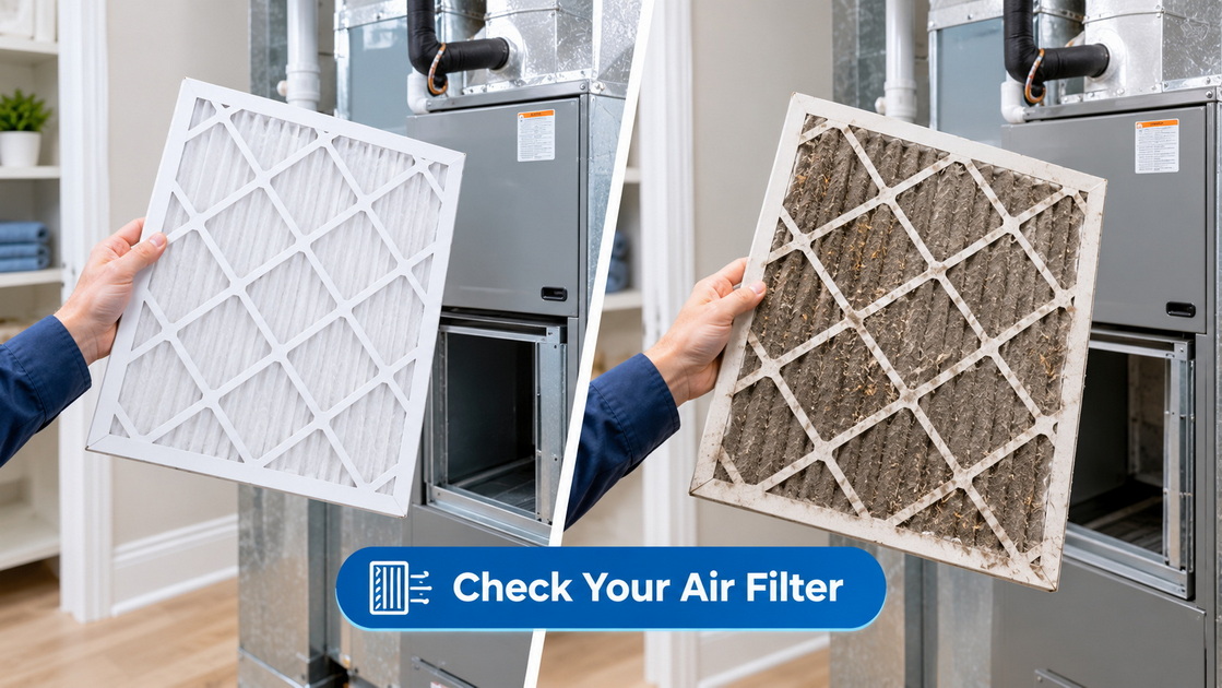 3Clean And Dirty HVAC Filter 3Clean And Dirty HVAC Filter
