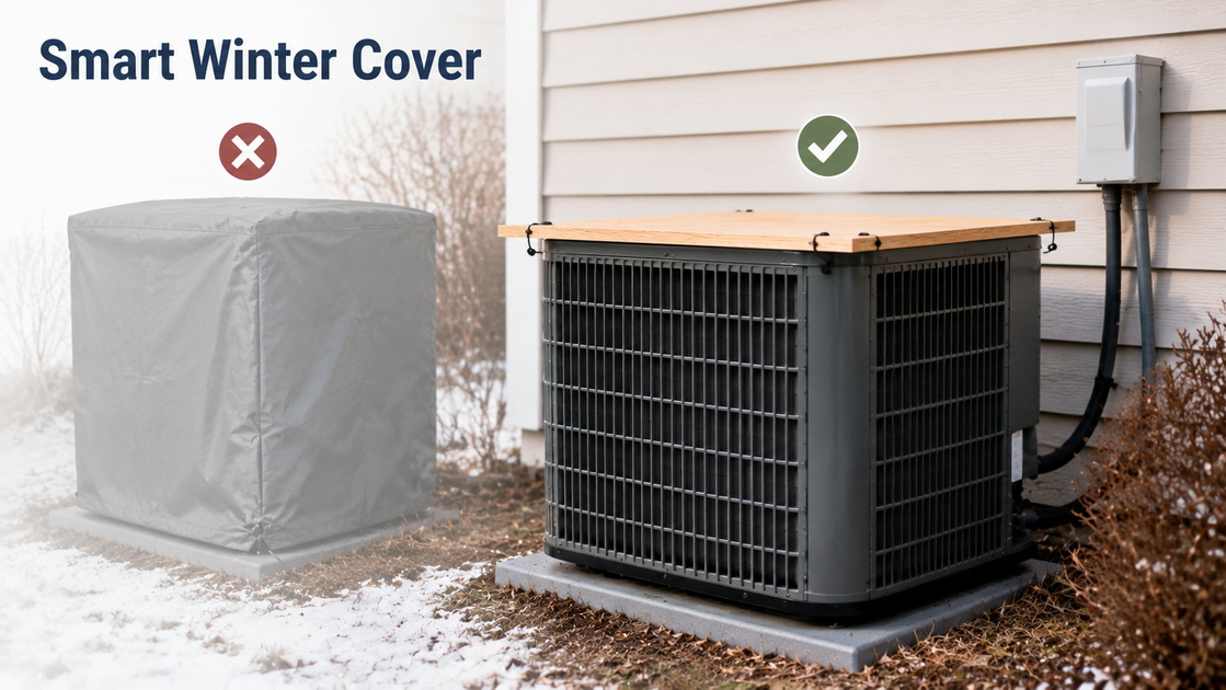 3Smart AC Cover For Winter 3Couvercle AC intelligent pour l’hiver