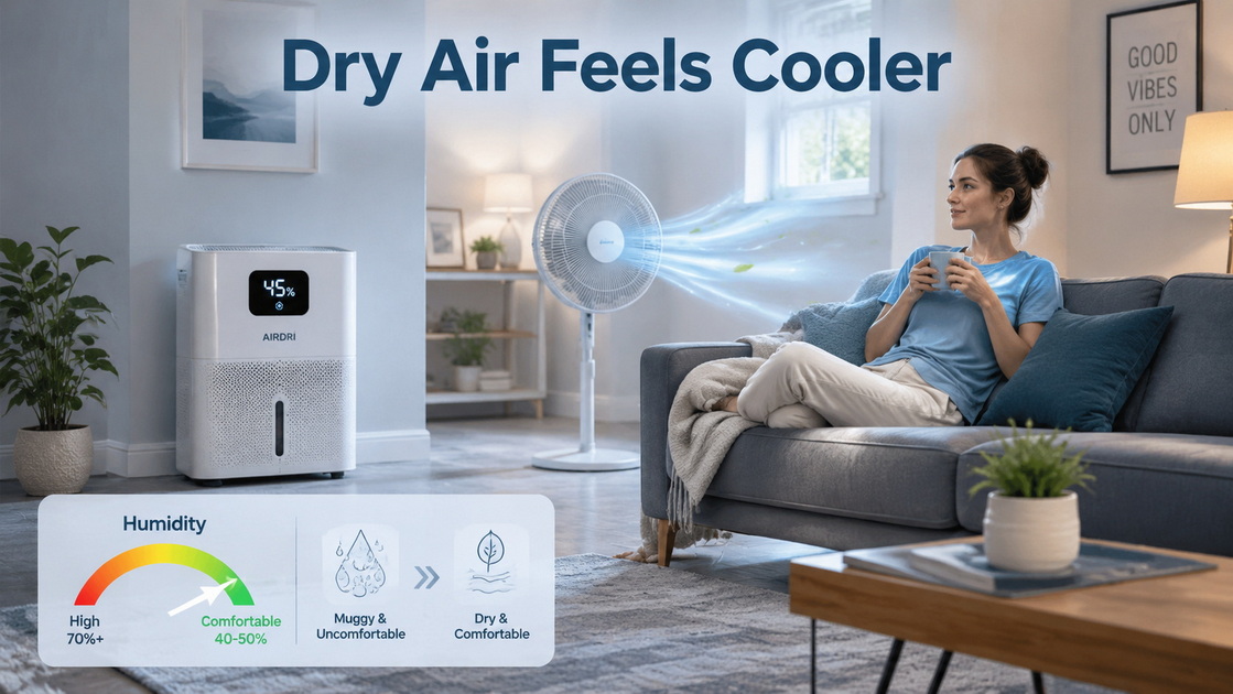 3Comfortable Room With Dehumidifier 3Comfortable Room With Dehumidifier