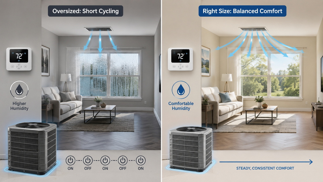 2Right Size AC Comfort Comparison