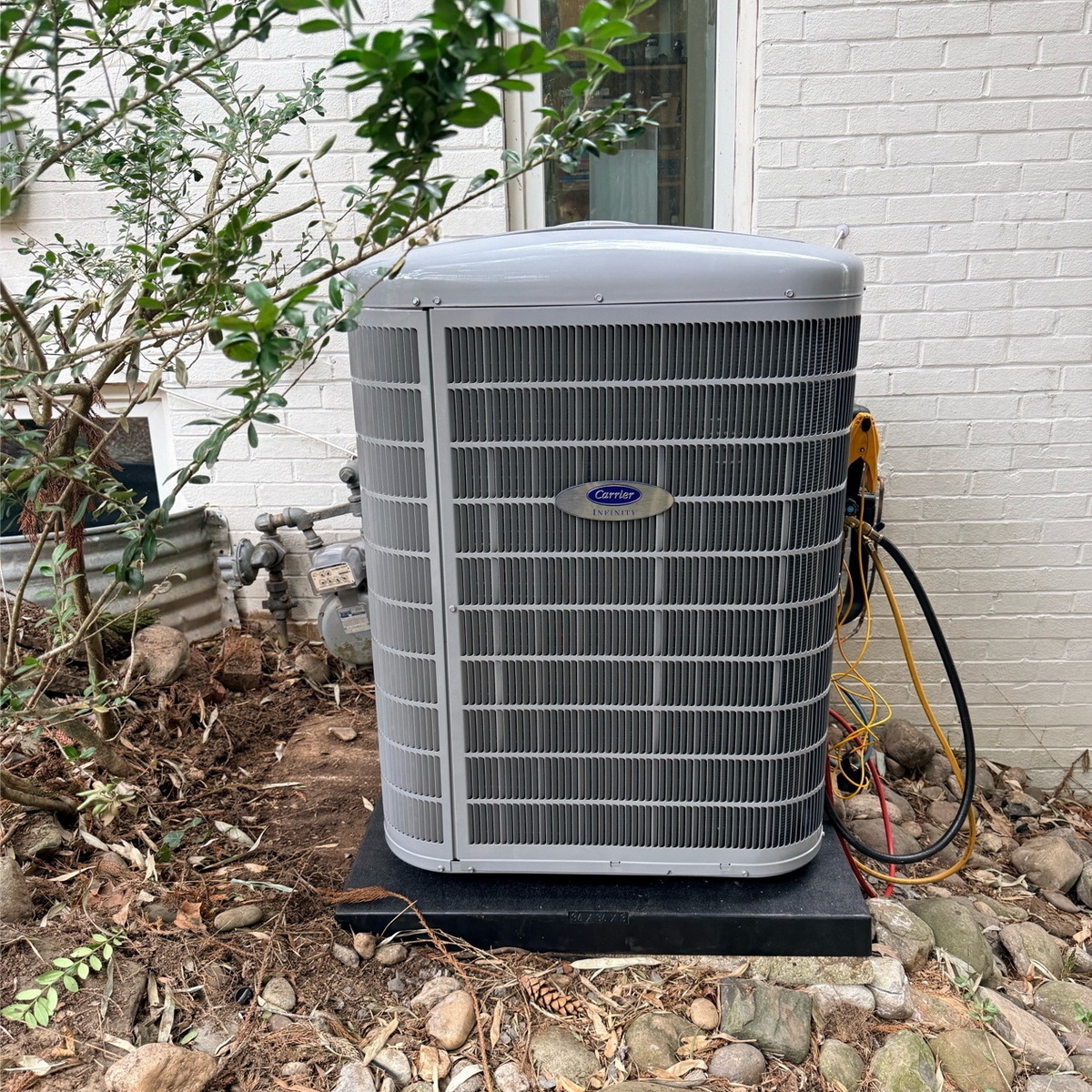 New Carrier Infinity Condenser Installation.jpg