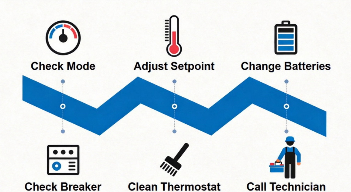 Thermostat Troubleshooting Steps