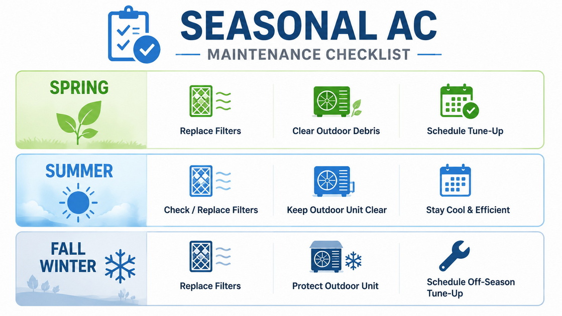 4Seasonal AC Maintenance Checklist