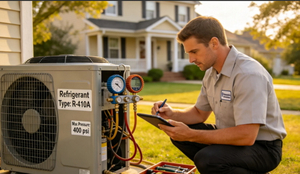 HVAC Technician Inspecting AC Unit.jpg