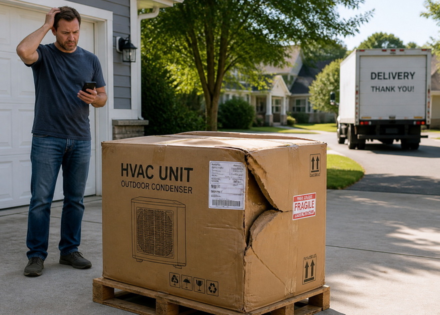 Online HVAC Delivery Problems