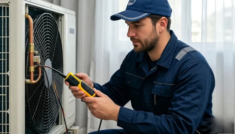 Professional HVAC Technician Detecting Refrigerant Leak.jpg
