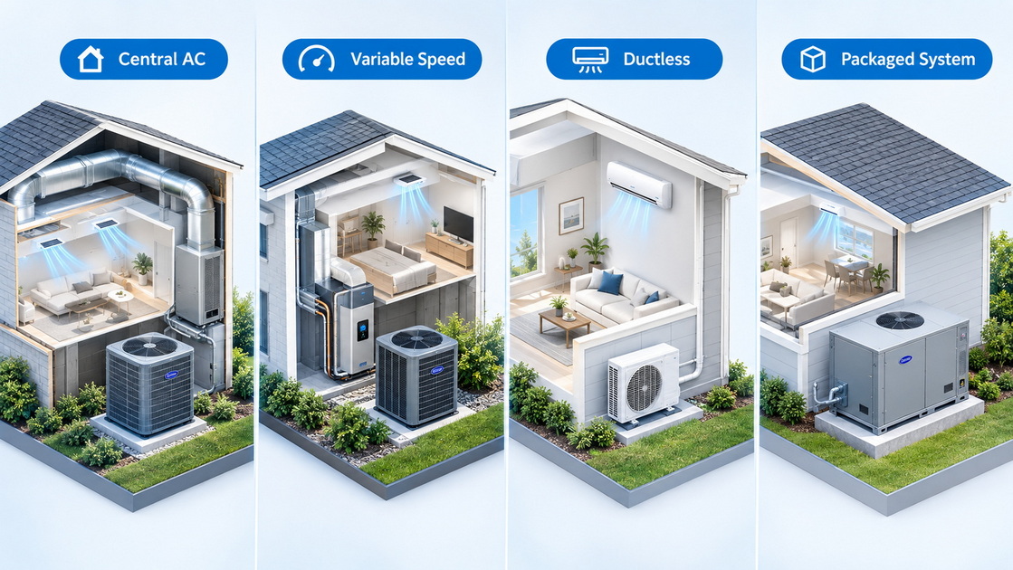 2Compare Carrier Cooling System Options