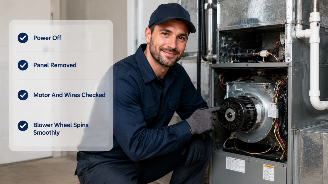 Liste de contr&ocirc;le d’inspection du moteur de ventilateur 4Pro