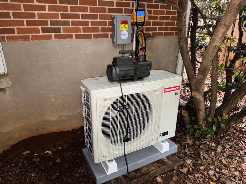 Goodman SD AC and 115V Air Handler Installation from Mega Goodman SD AC and 115V Air Handler Installation from Mega