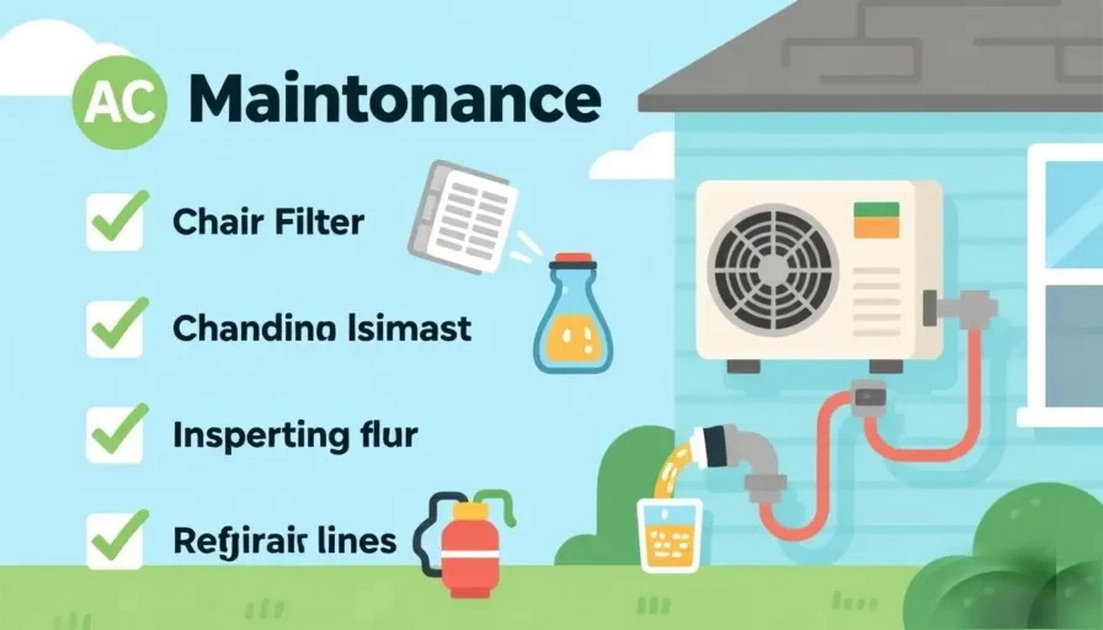 AC Maintenance Checklist Visual Guide