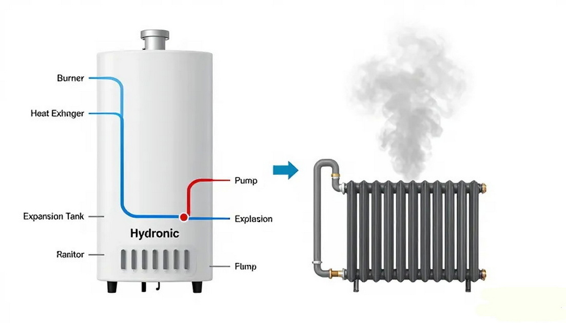 Hydronic And Steam Boiler Basics Diagram