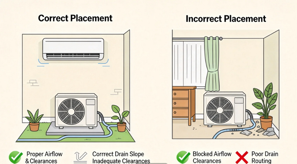 Split AC Placement Do And Dont