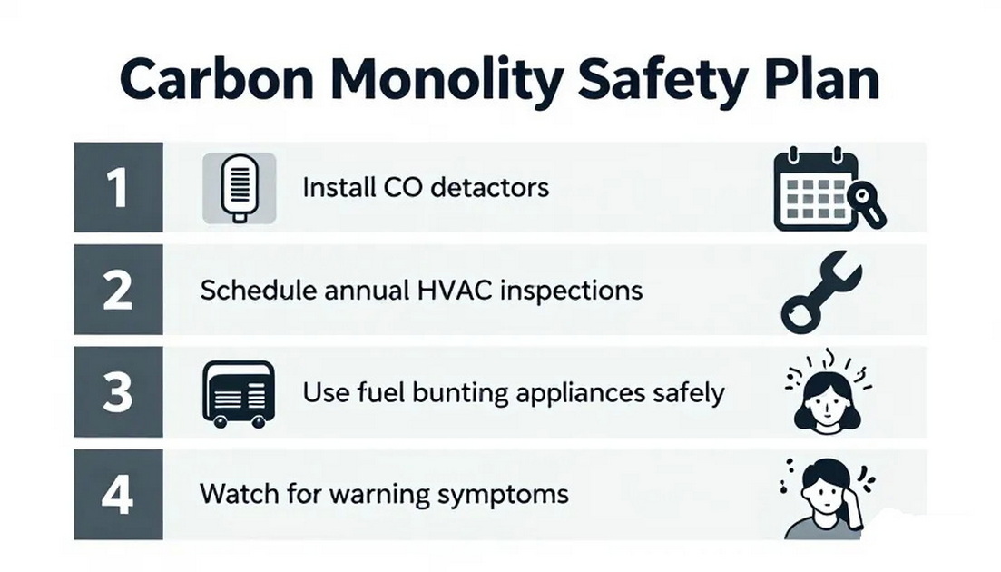 Carbon Monoxide Safety Plan Checklist