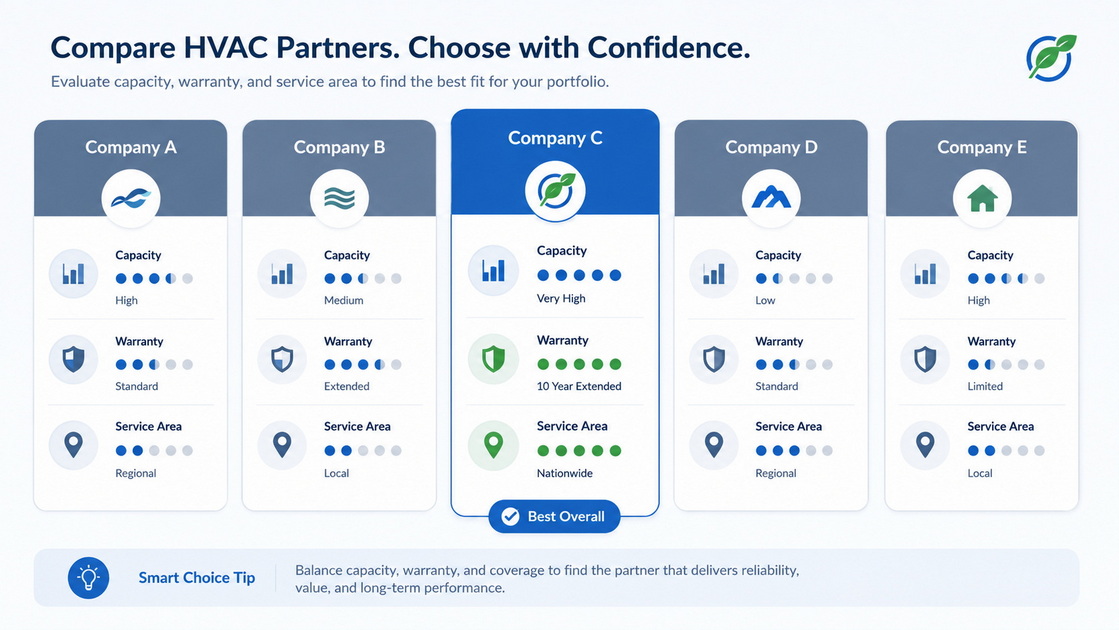 Columbia AC Service Comparison