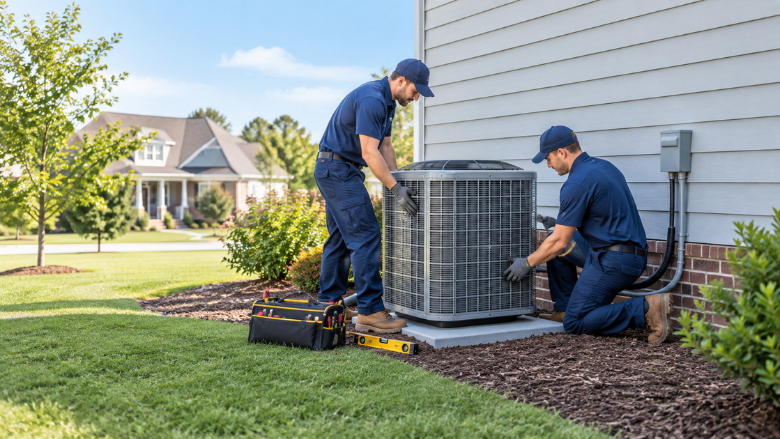 1Residential Air Conditioning Installation In Rockwell