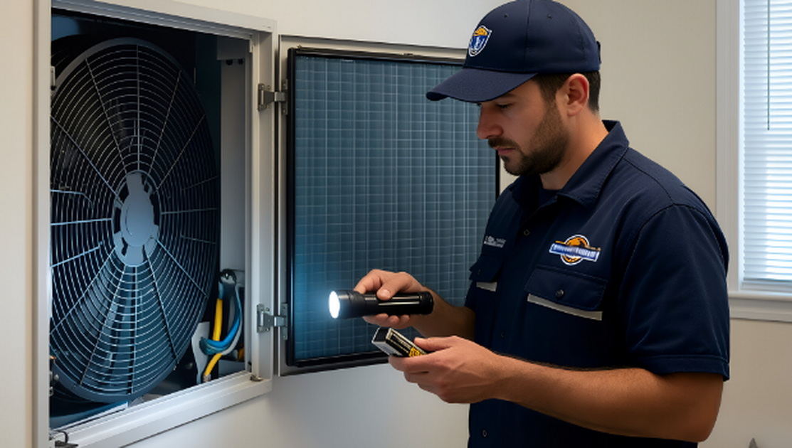 HVAC Technician IAQ Inspection