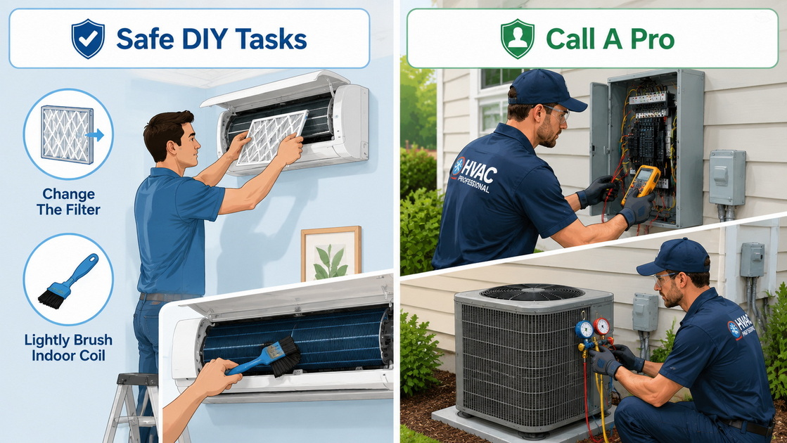 4DIY Versus Professional AC Cleaning