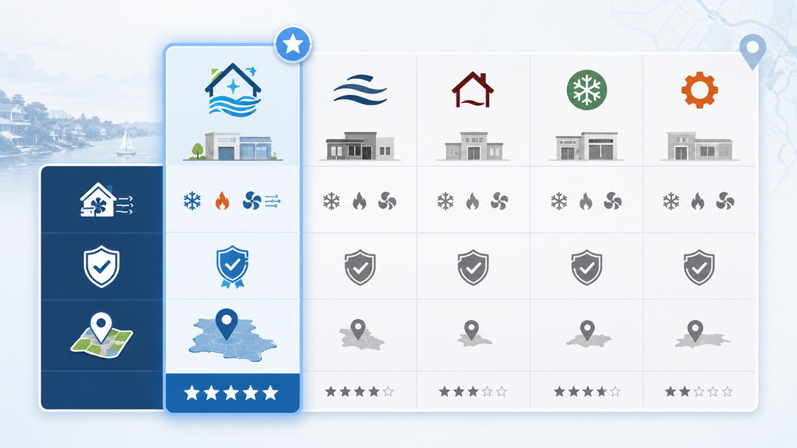 3Chesapeake AC Vendor Comparison