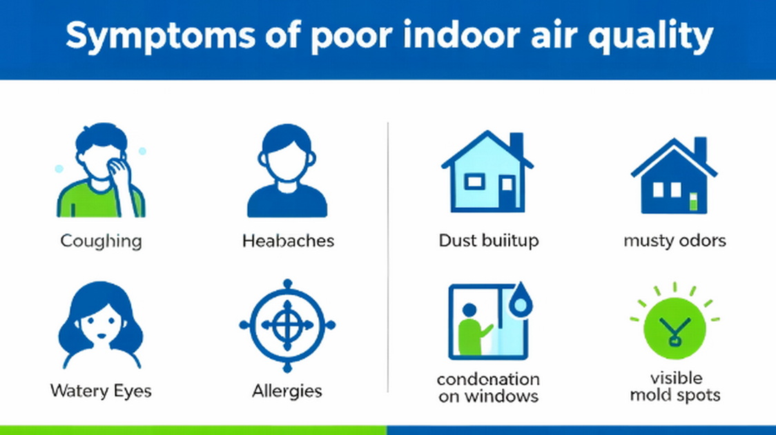 Indoor Air Quality Symptoms Infographic