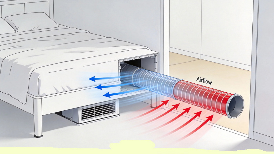 Under Furniture Vent Deflector