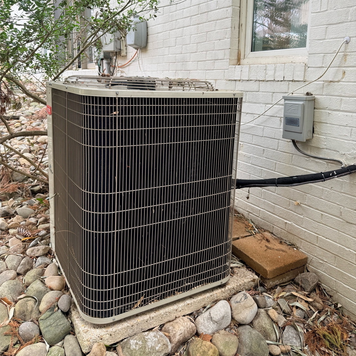 Old Bryant Condenser Unit Debris.jpg
