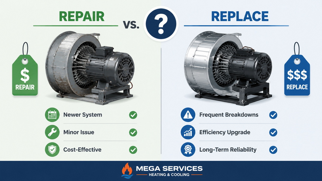 4Repair Or Replace Blower Motor Decision
