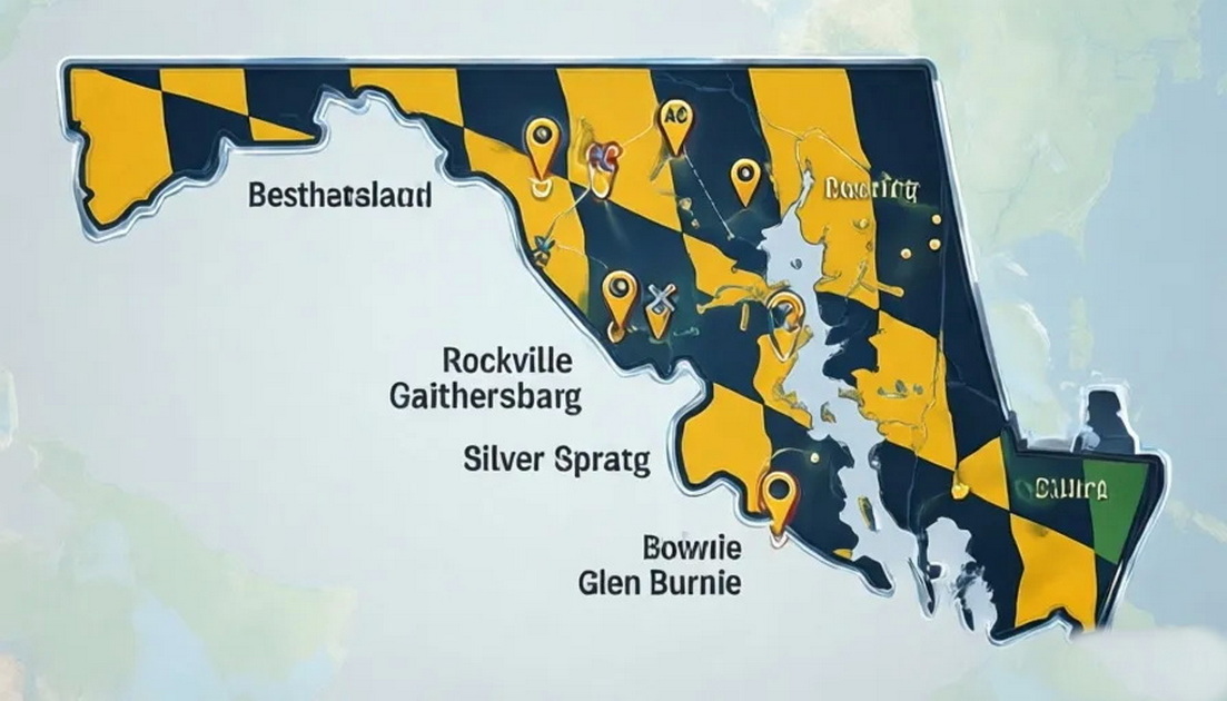 Maryland AC Service Map