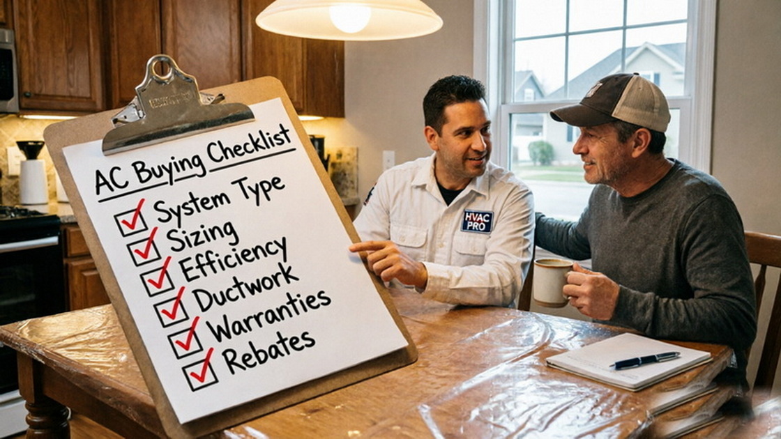 請負業者とのエアコン購入チェックリスト