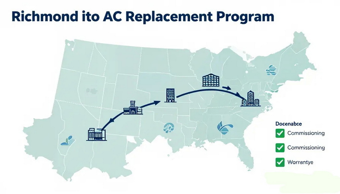Multi Site AC Replacement Program Map