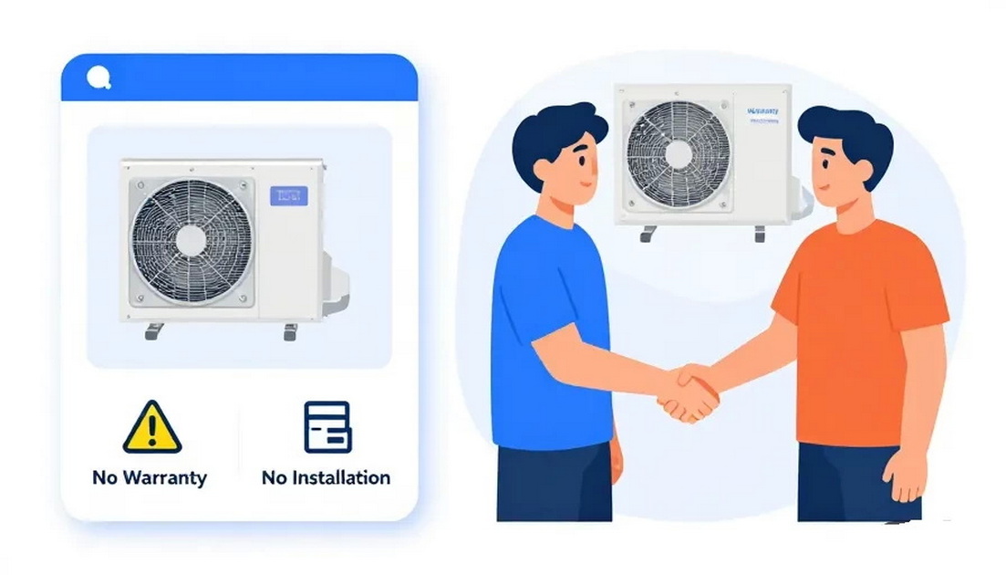 Online Versus Local HVAC Choice